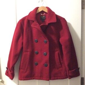 Vintage Woolrich RED Peacoat - W's Medium